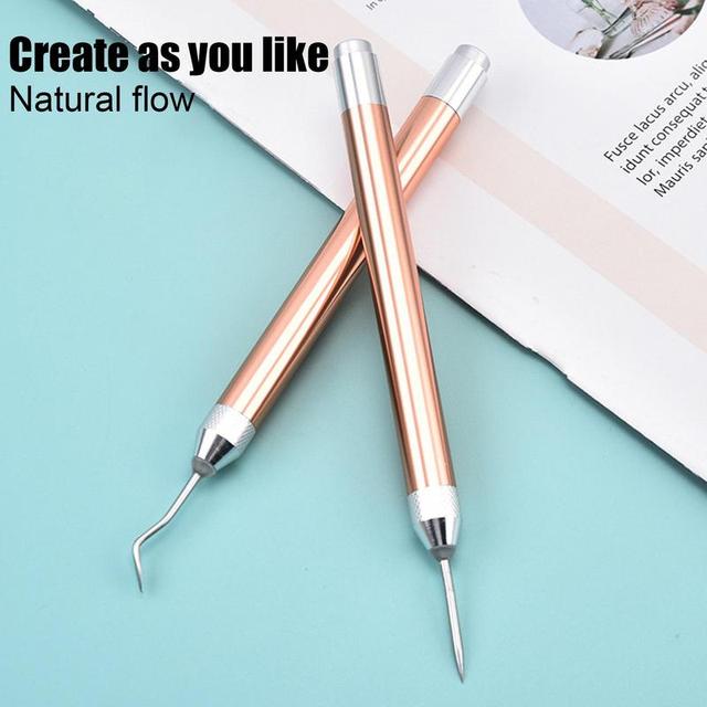 Portable Vinyl Weeding Pen With LED Light Vinyl Weeding Tool Handheld  Aluminum Alloy Cutter Vinyl Paper Remover Replaceable Hook - AliExpress